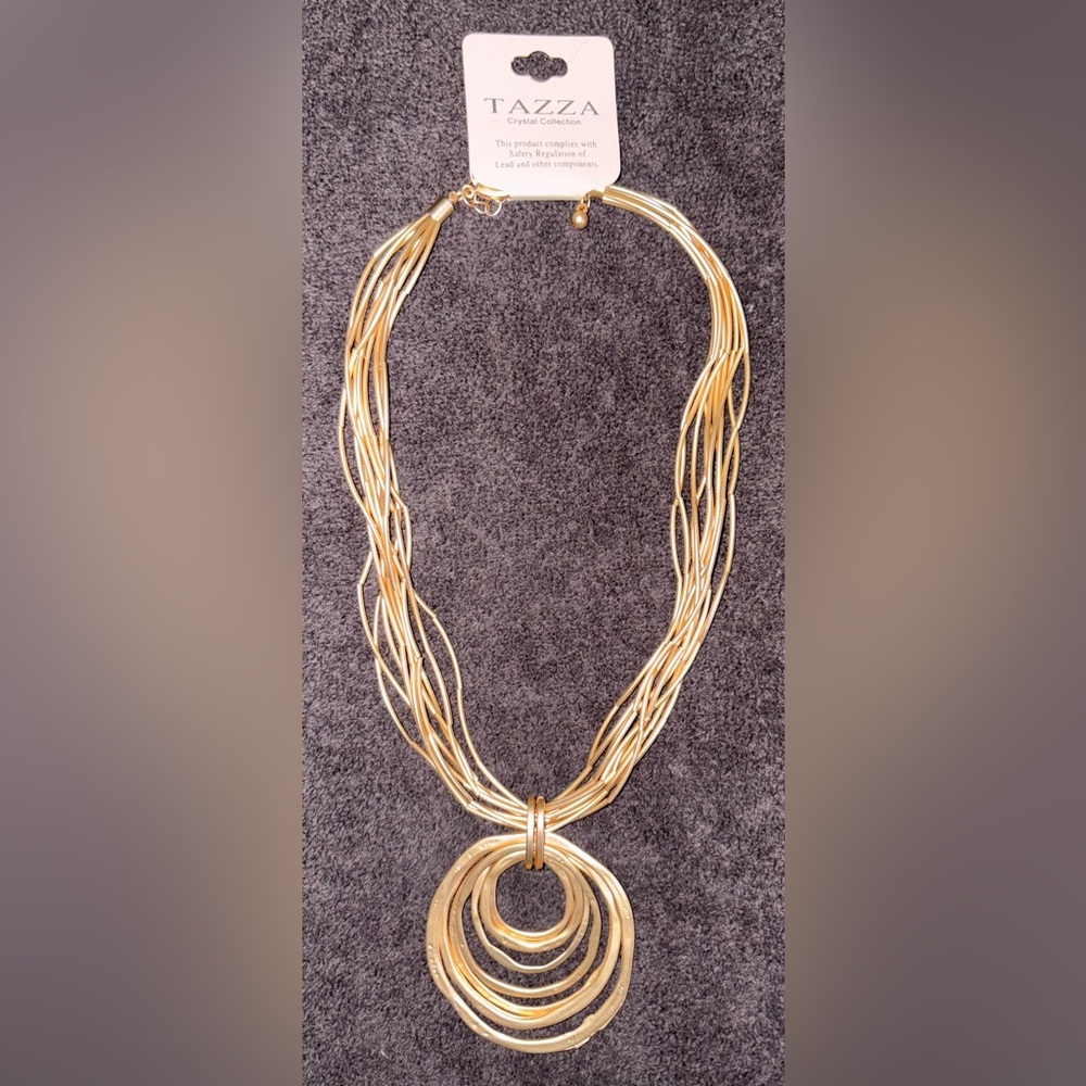 Gold Multi-Strand Necklace NWT